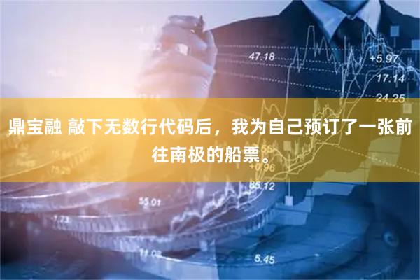 鼎宝融 敲下无数行代码后，我为自己预订了一张前往南极的船票。